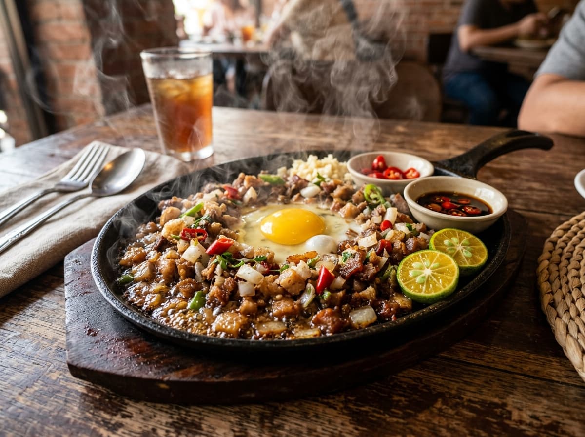 Sizzling Lechon Sisig Rice Plate