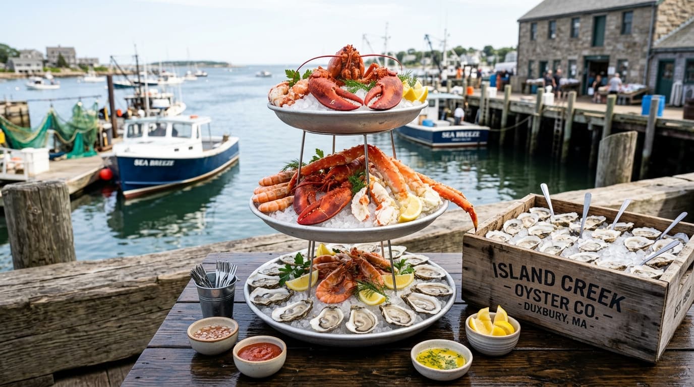 Wholesale Grand Imperial Seafood Feast Crate (100 Oysters + 2 King Crabs + Prawns)