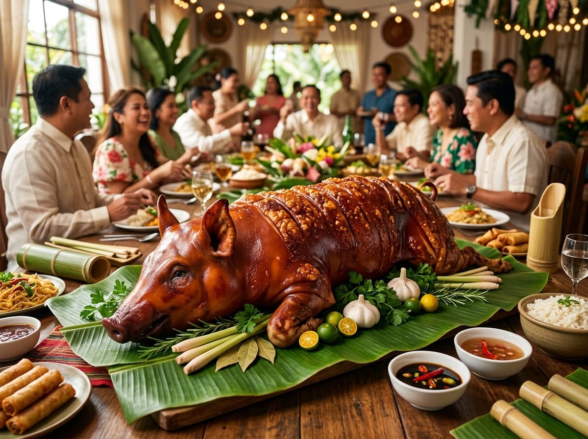 Traditional Herb-Roasted Whole Lechon